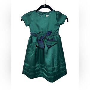Gymboree Nutcracker Holiday Dress With Plaid Bow In Girls Size 4